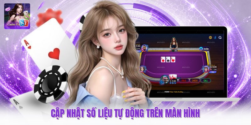 Cập nhật số liệu tự động trên màn hình