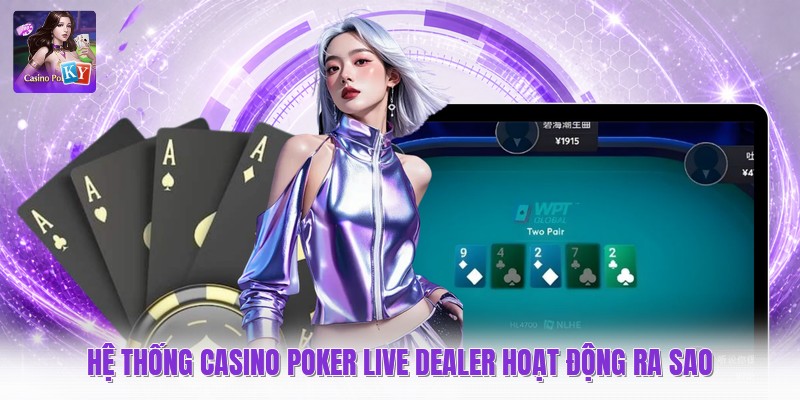 Hệ thống casino poker live dealer hoạt động ra sao