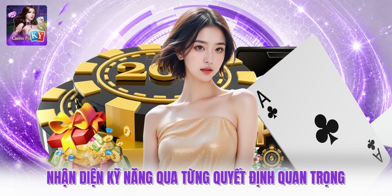 Nhận diện kỹ năng qua từng quyết định quan trọng