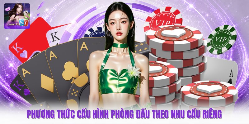 Phương thức cấu hình phòng đấu theo nhu cầu riêng